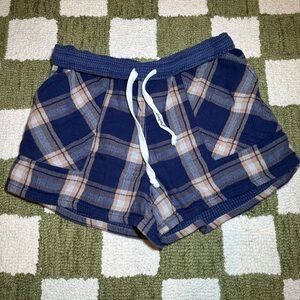 Aerie Flannel Soft Shorts